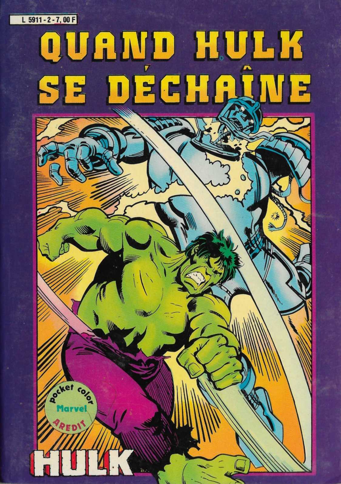 Scan de la Couverture Hulk Pocket Color n 2